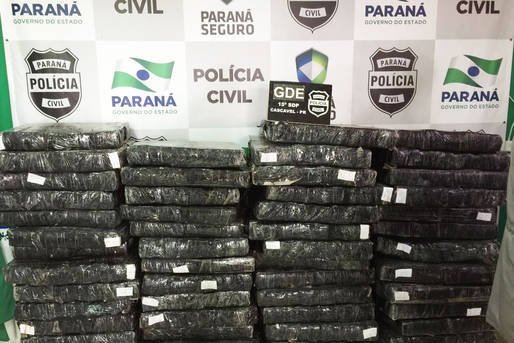 Polícia apreende 1,4 tonelada de maconha na região Oeste do Estado