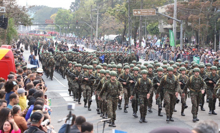 Desfile de 7 de Setembro deve reunir 6,5 mil participantes em Curitiba; confira a programação